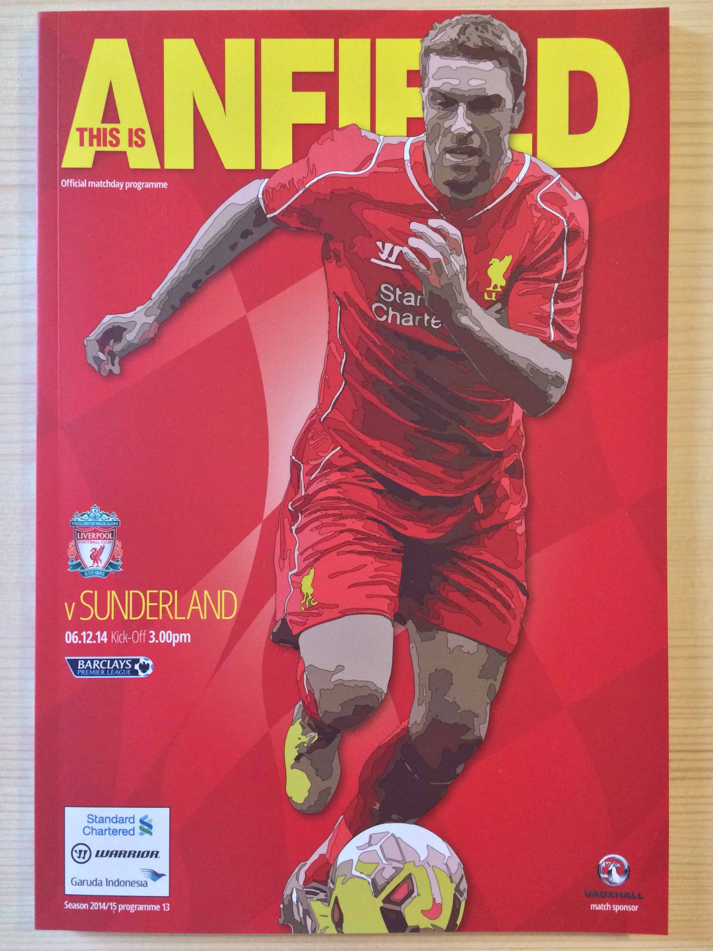 Liverpool FC v Sunderland FC